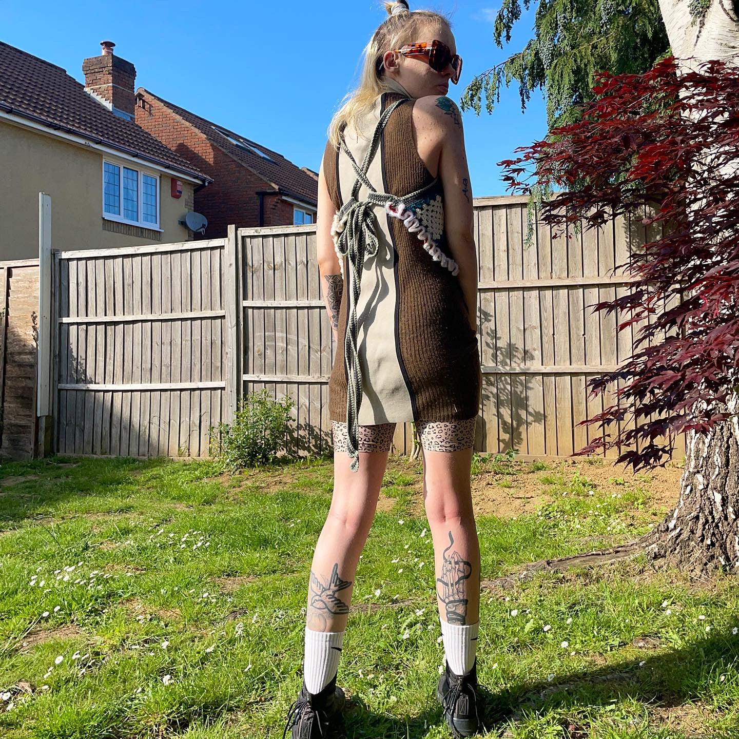 'Sad//Happy' Top ☆ Crochet Tie Back