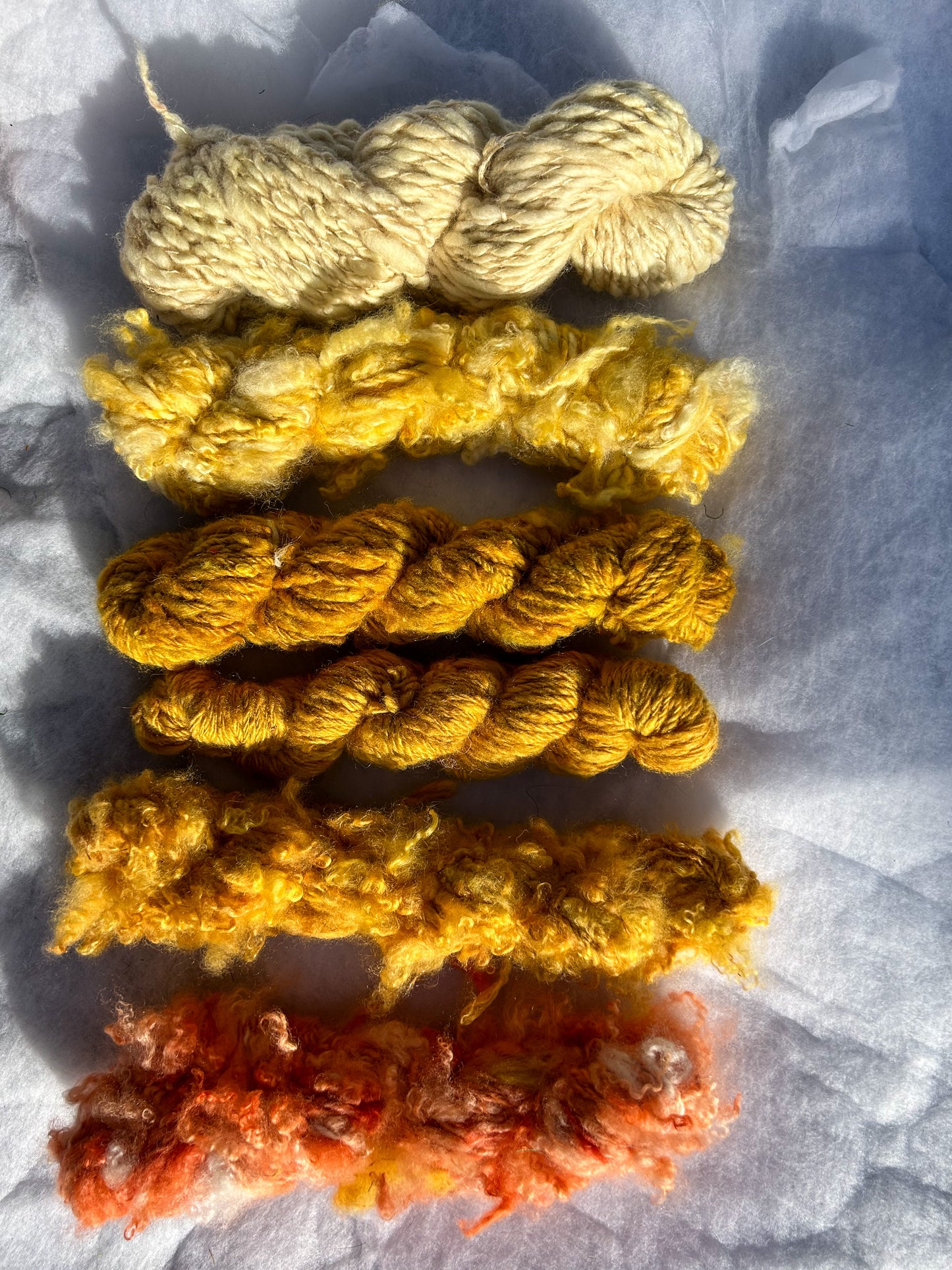 Handspun Red Madder Dyed Lock Spun Baby Alpaca 2ply Skein ☆  58g Naturally Dyed Alpaca Yarn