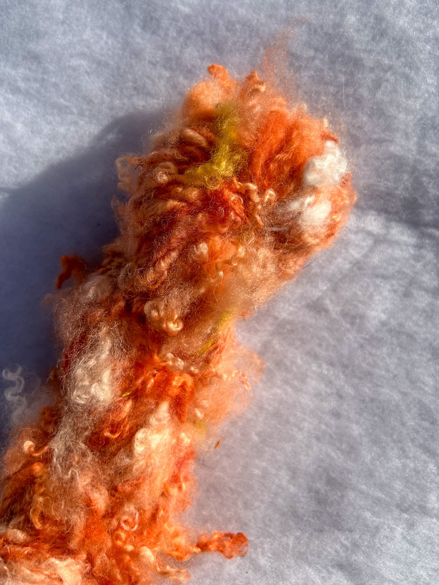 Handspun Red Madder Dyed Lock Spun Baby Alpaca 2ply Skein ☆  58g Naturally Dyed Alpaca Yarn