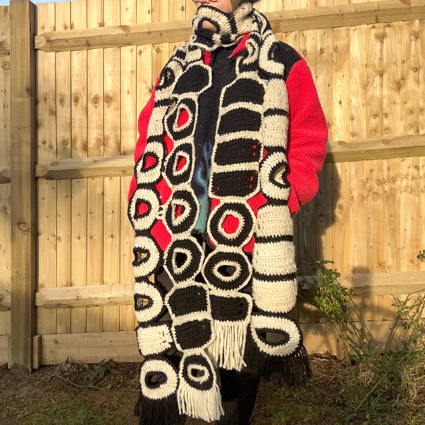 Binary Code crochet scarf pattern (PDF)