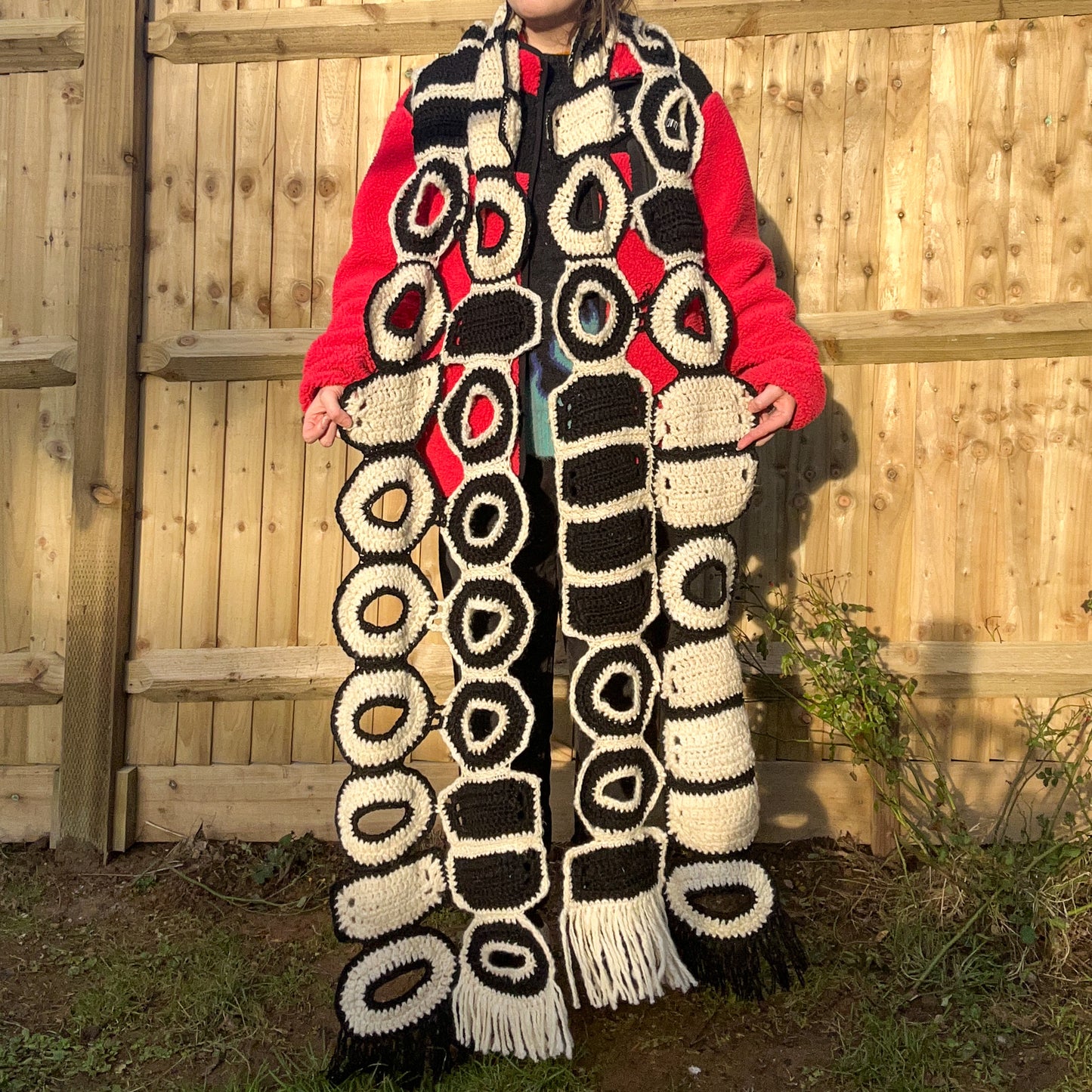 Binary Code crochet scarf pattern (PDF)