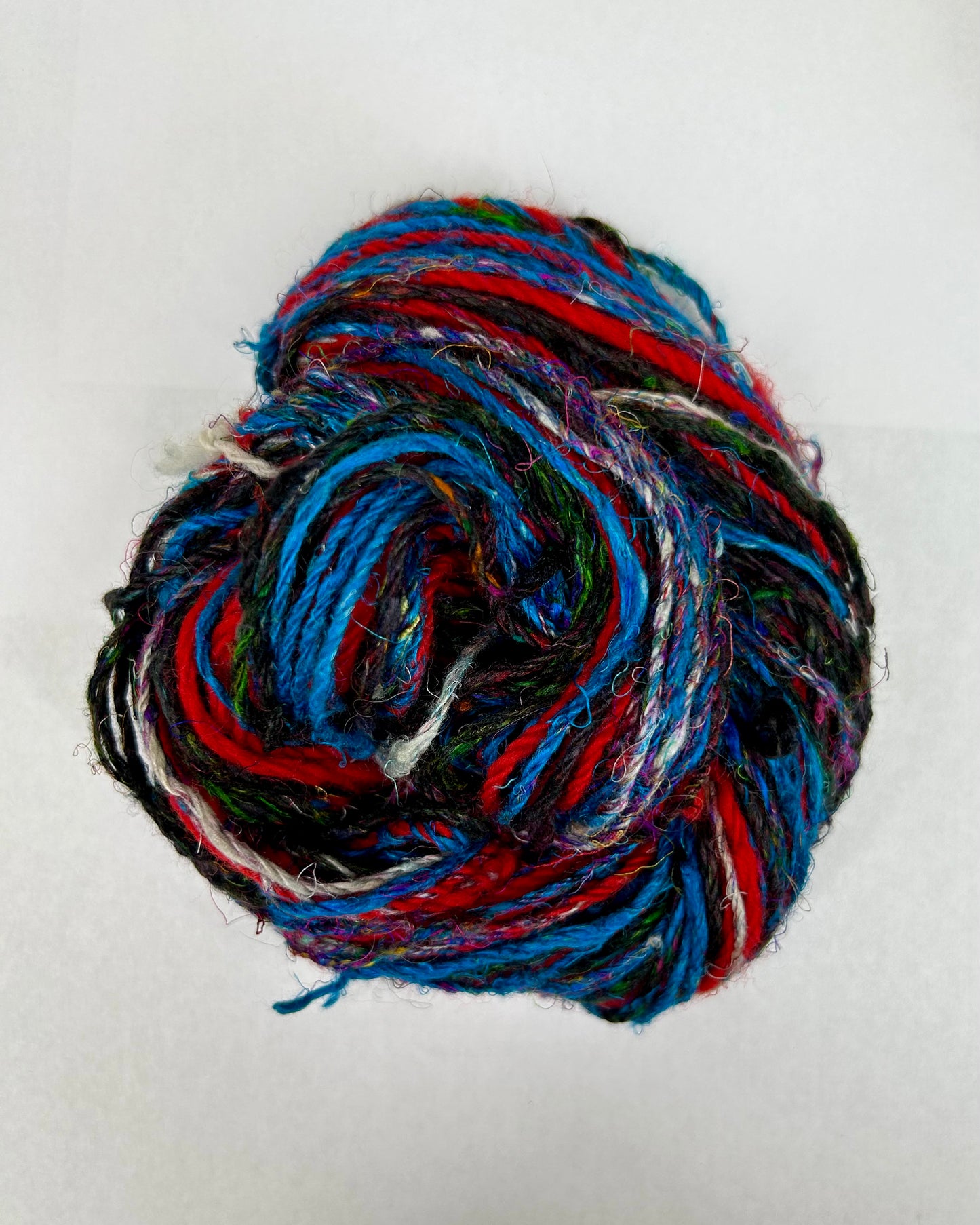 'Snowdrops, day and night' sampler duo; merino, teeswater and sari silk 3ply (15g & 25g)