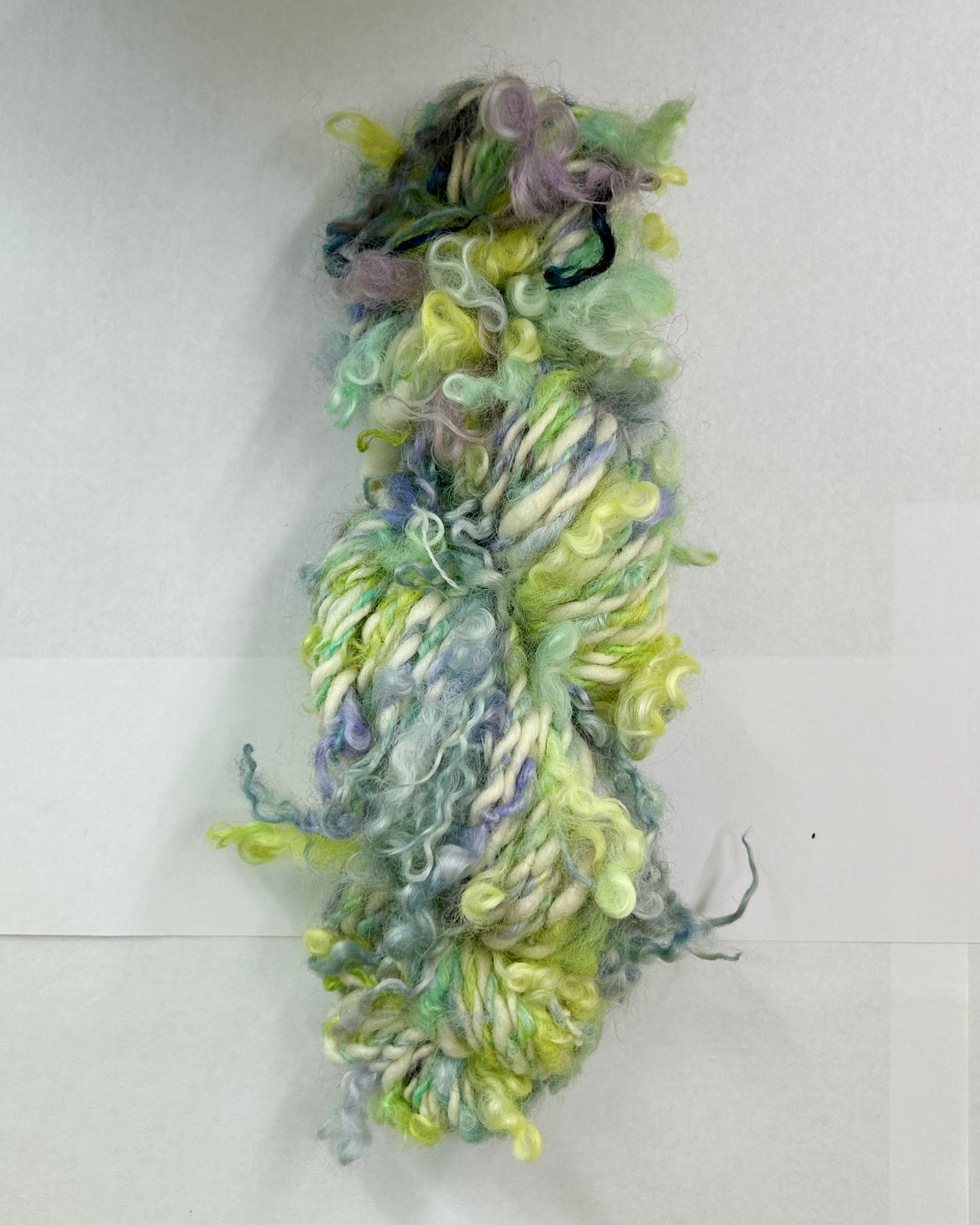 'Unicorn Tails' lock spun Masham wool and merino chunky 2ply (95g)