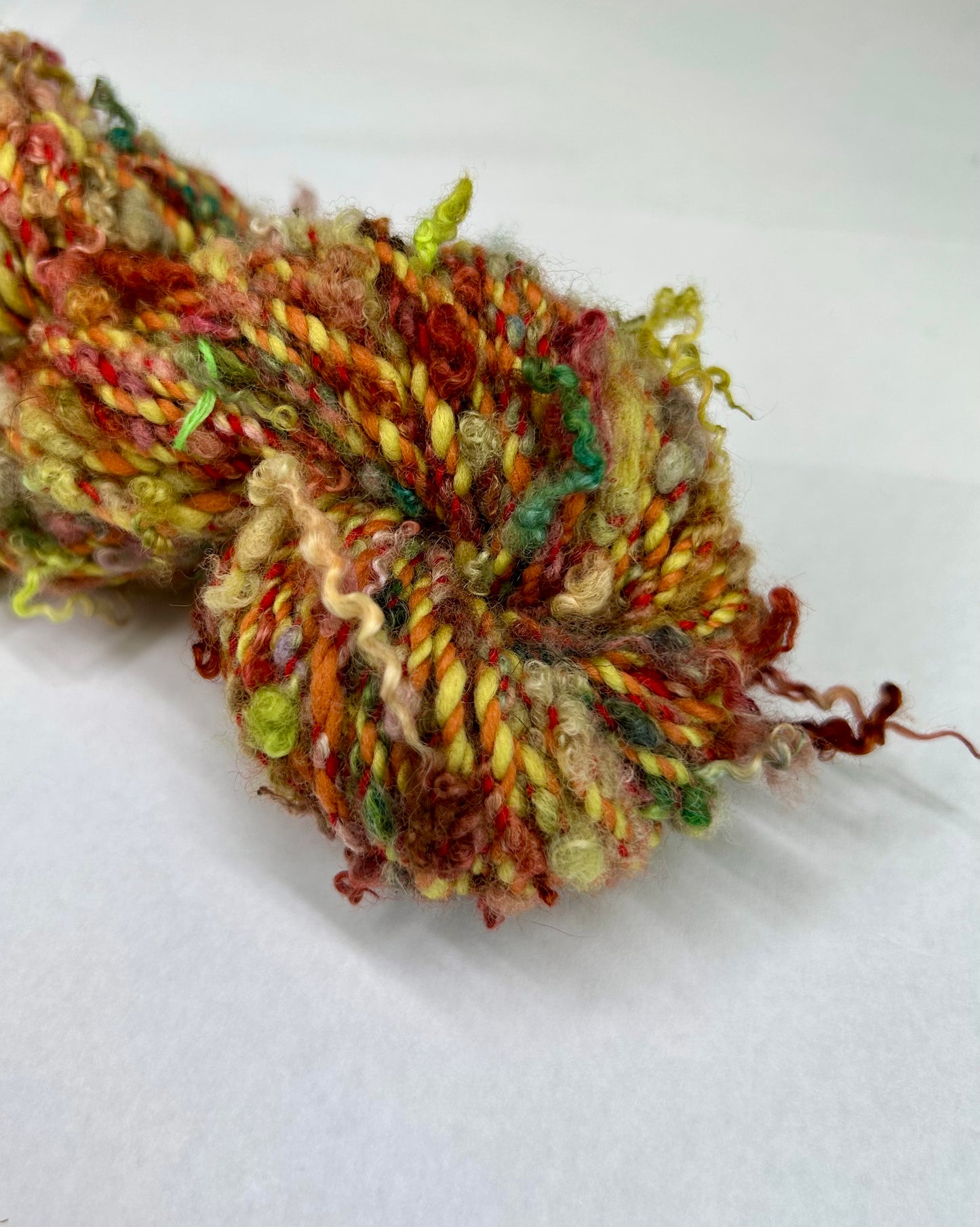 'Hawthorn' merino and blue faced leicester lock spun cabled 4ply/83g