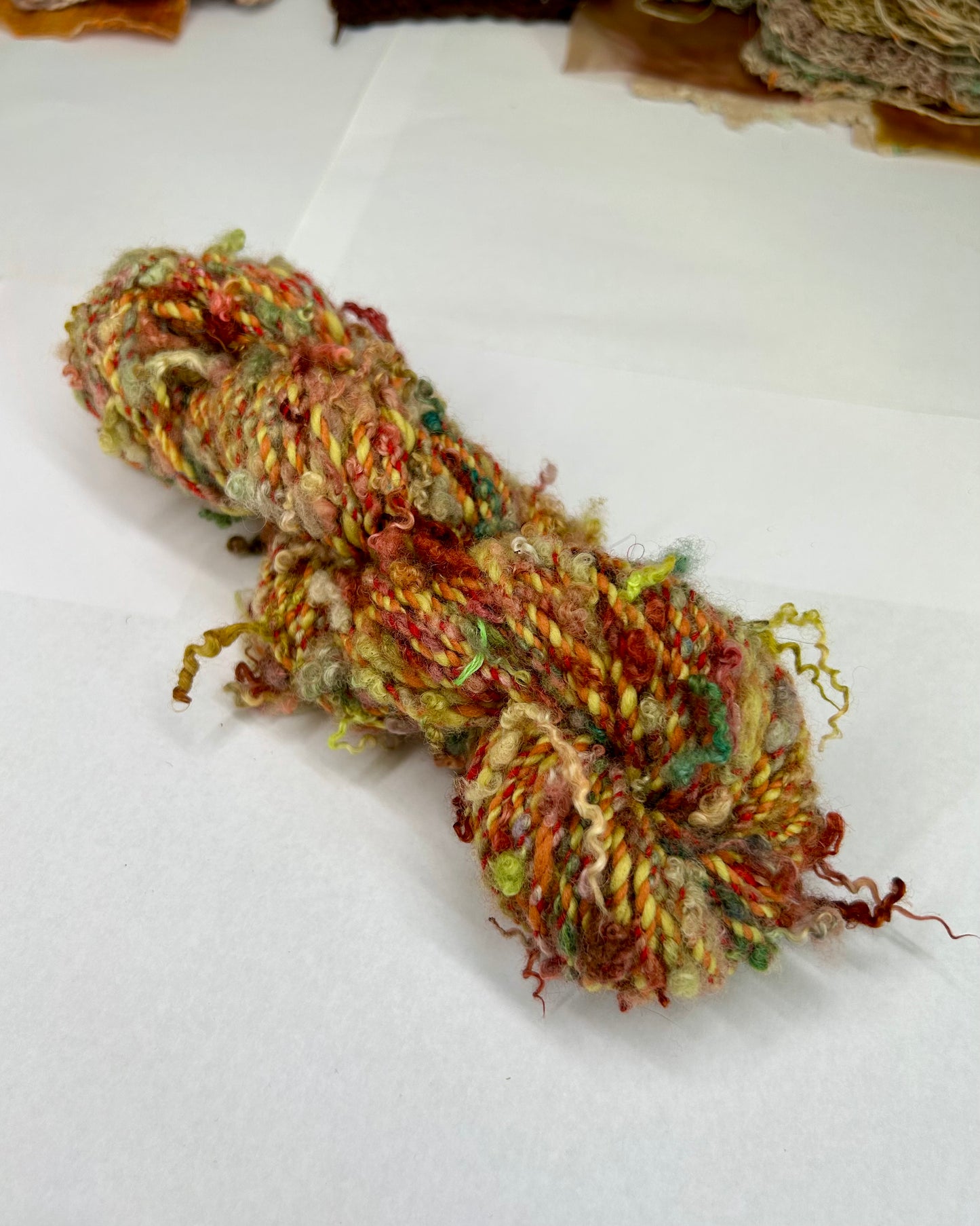 'Hawthorn' merino and blue faced leicester lock spun cabled 4ply/83g