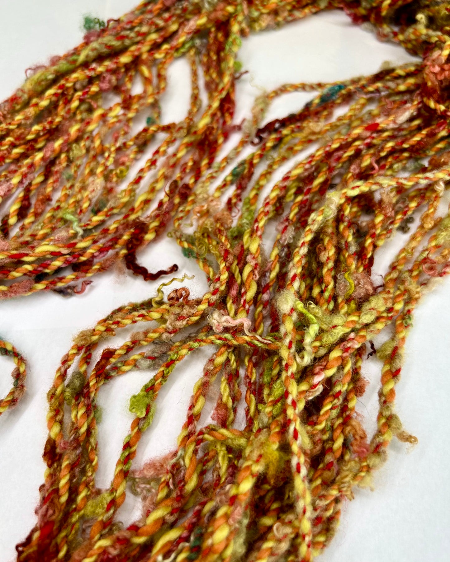 'Hawthorn' merino and blue faced leicester lock spun cabled 4ply/83g